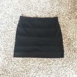 Body Central Black Mini Skirt